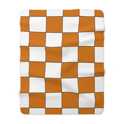 Cyprus Retro Check Blanket Throw