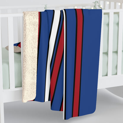 Caribbean Netherlands Retro Stripes Blanket Throw