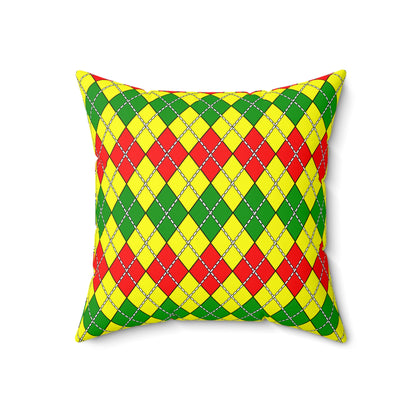 Mali Retro Argyle Cushion Pillow