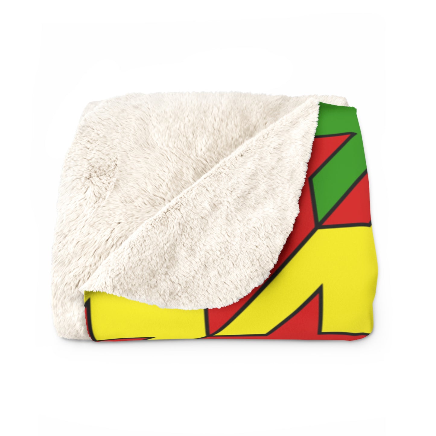 Burkina Faso Retro Houndstooth Blanket Throw