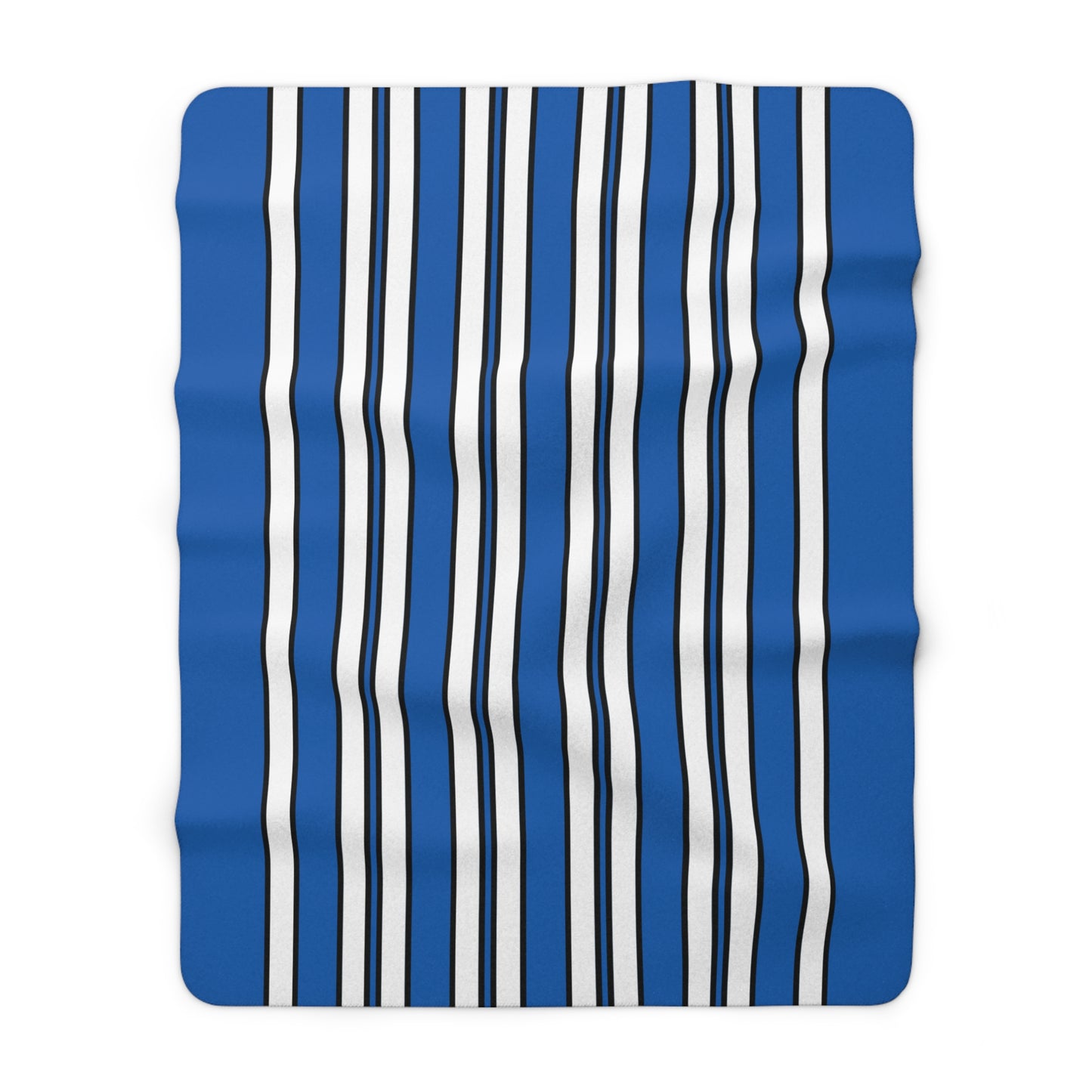Greece Retro Stripes Blanket Throw