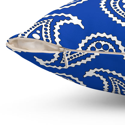 El Salvador Retro Paisley Cushion Pillow