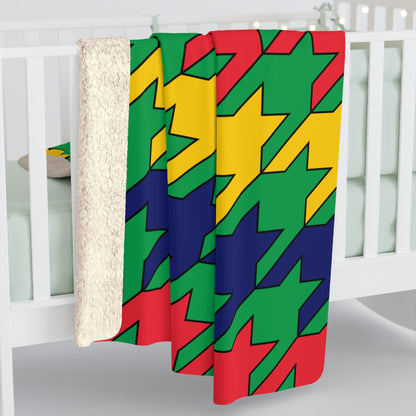 Mauritius Retro Houndstooth Blanket Throw