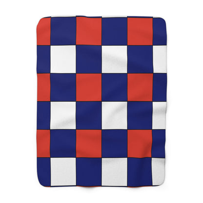 Cabo Verde Retro Check Blanket Throw