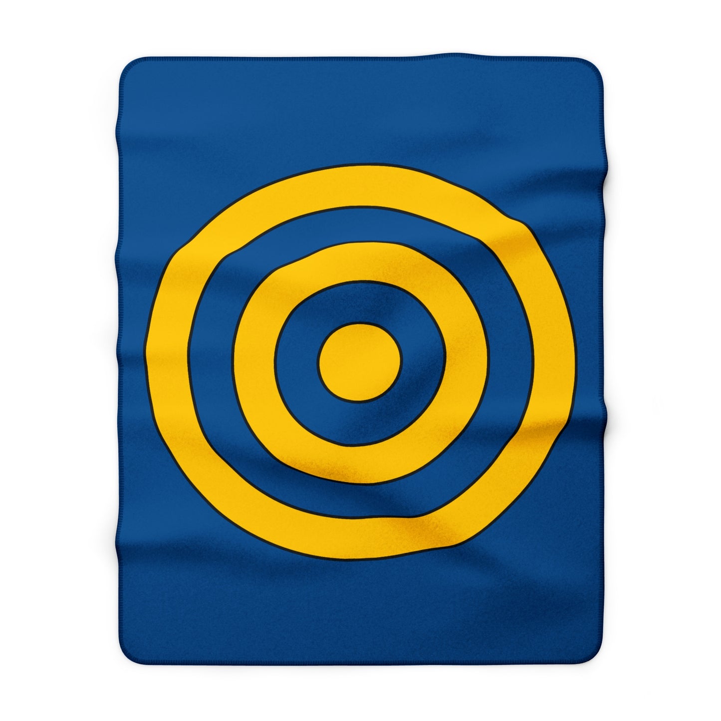 Sweden Retro Target Blanket Throw