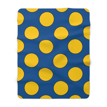 Sweden Retro Polka Dots Blanket Throw