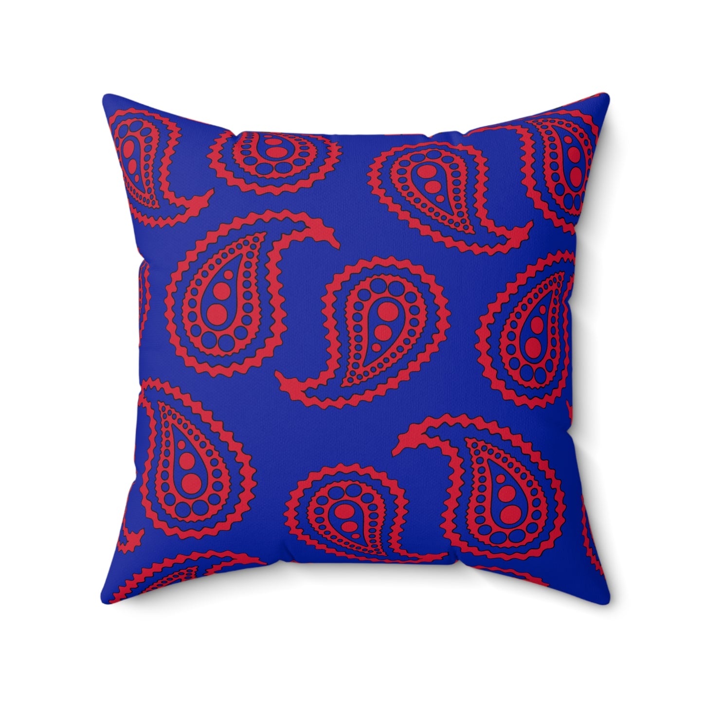 Haiti Retro Paisley Cushion Pillow