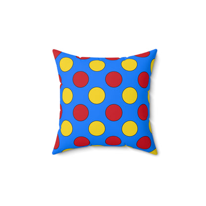 Democratic Republic of the Congo Retro Polka Dots Cushion Pillow