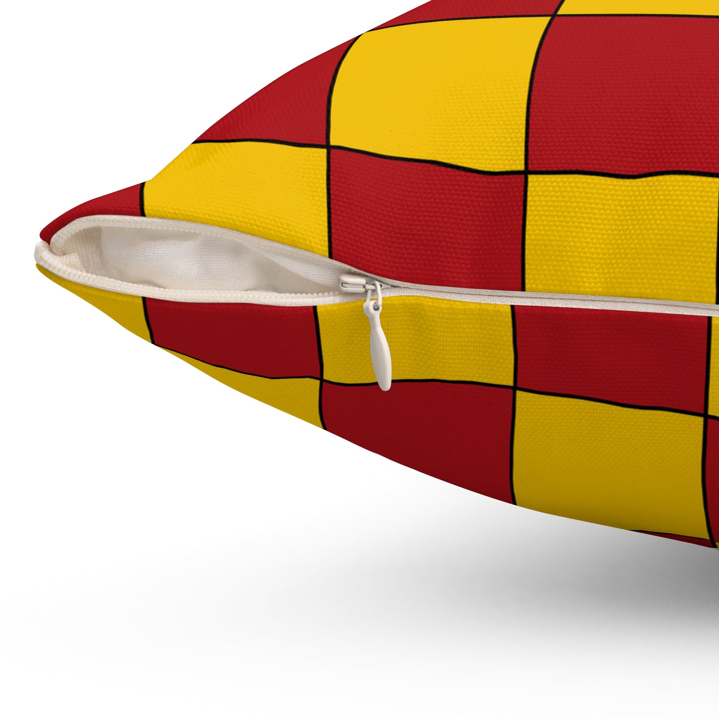 Spain Retro Check Cushion Pillow