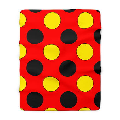 Angola Retro Polka Dots Blanket Throw
