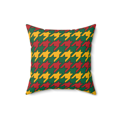 Lithuania Retro Houndstooth Cushion Pillow