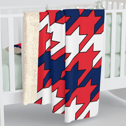 Norway Retro Houndstooth Blanket Throw