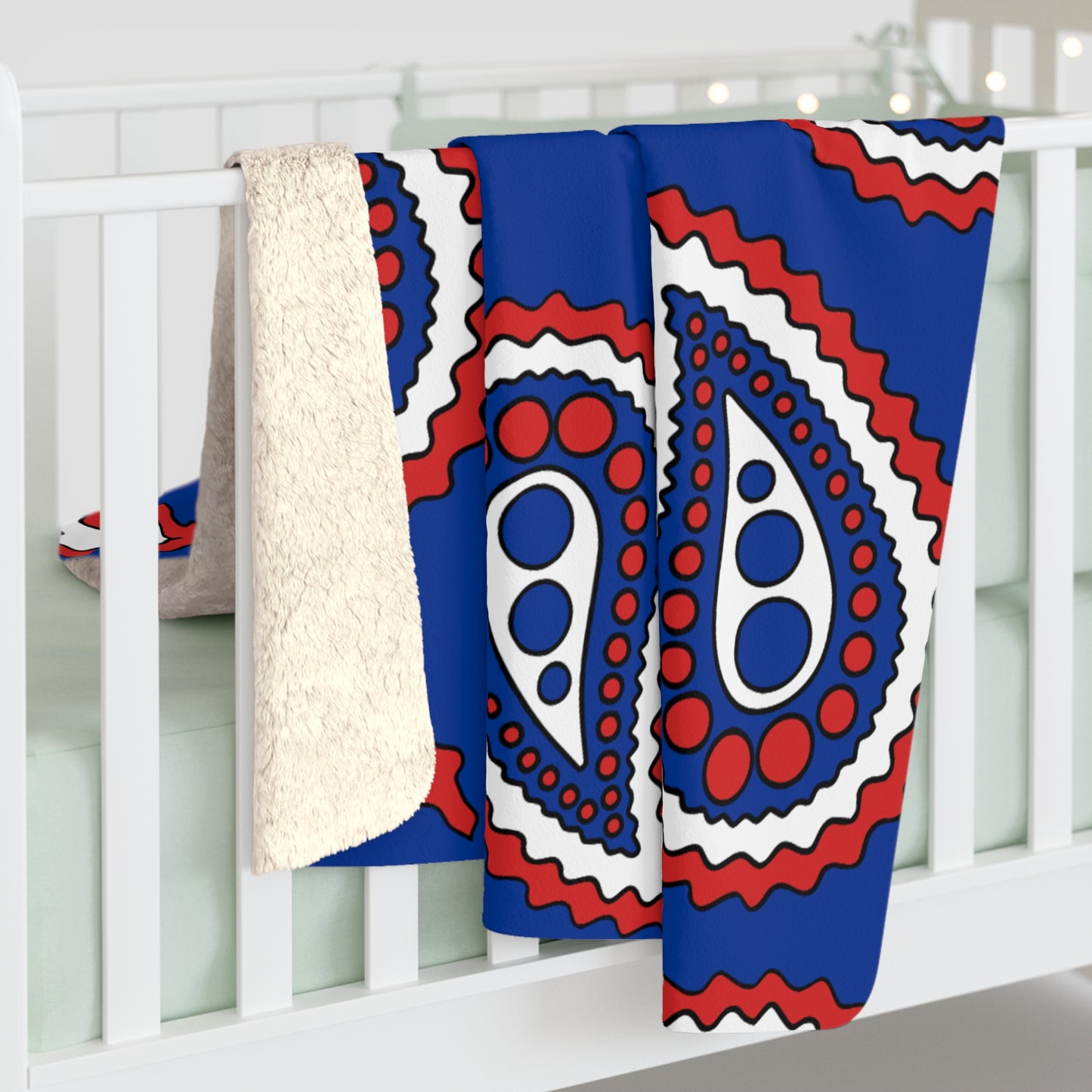 Iceland Retro Paisley Blanket Throw