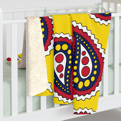 Niue Retro Paisley Blanket Throw