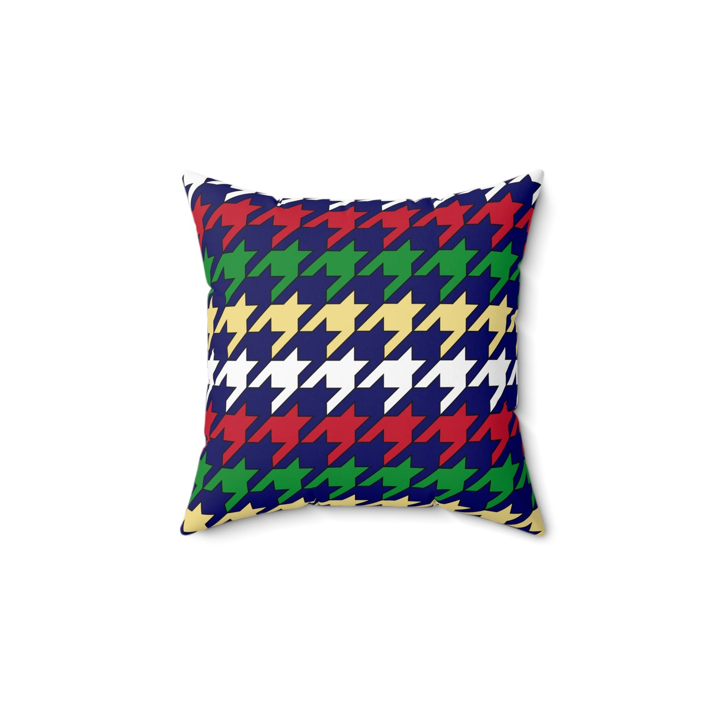 Cayman Islands Retro Houndstooth Cushion Pillow