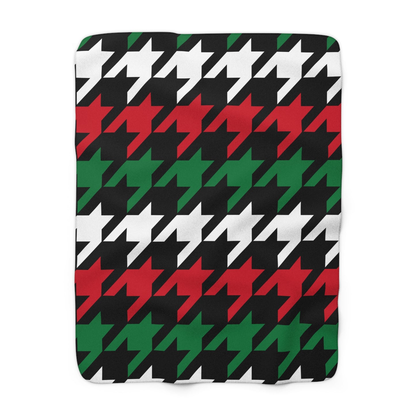 Syria Retro Houndstooth Blanket Throw