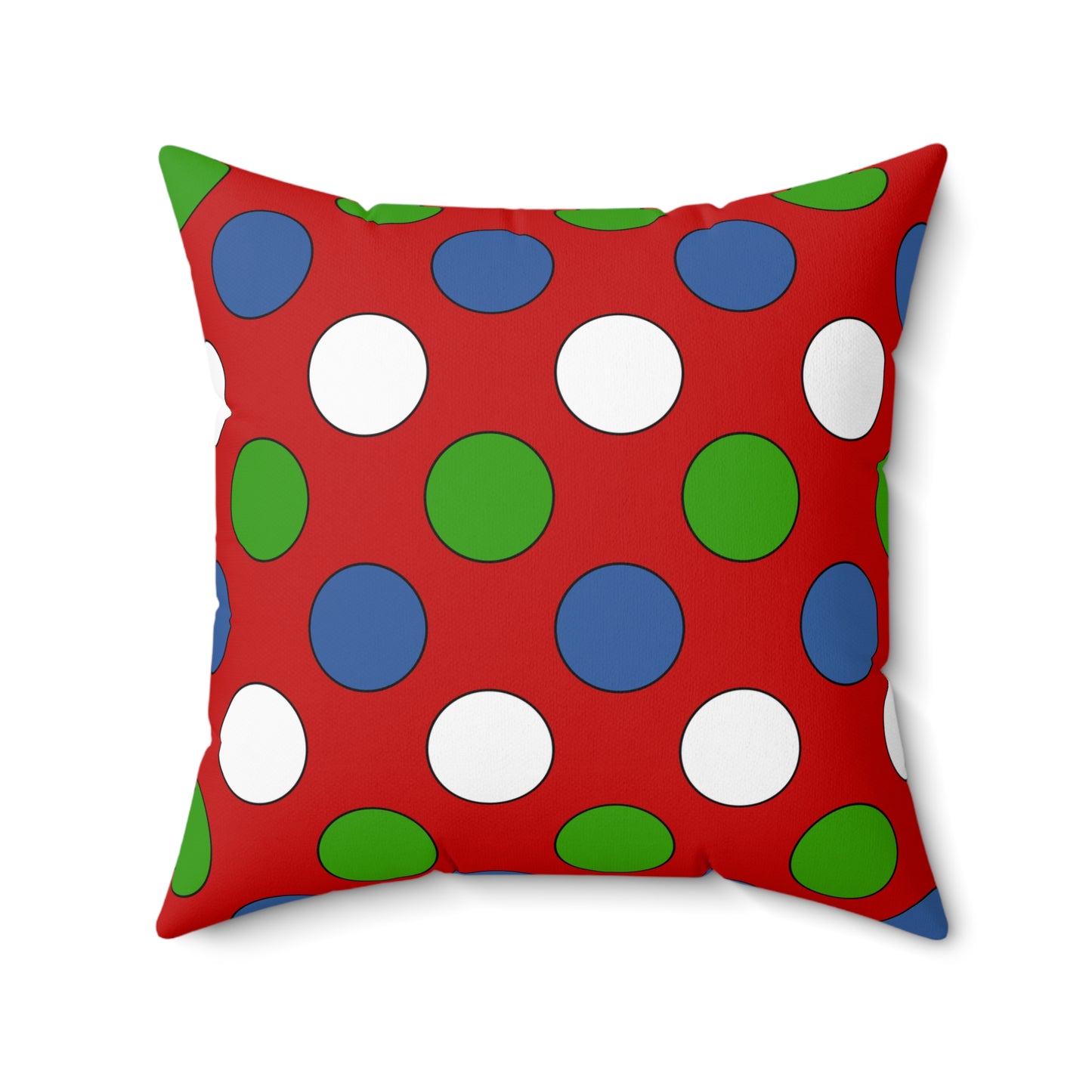 Namibia Retro Polka Dots Cushion Pillow