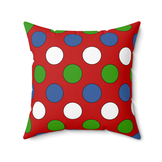Namibia Retro Polka Dots Cushion Pillow