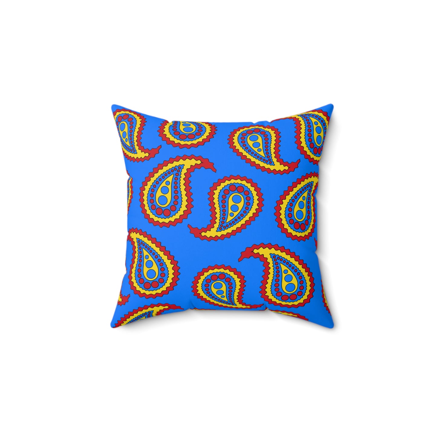 Democratic Republic of the Congo Retro Paisley Cushion Pillow