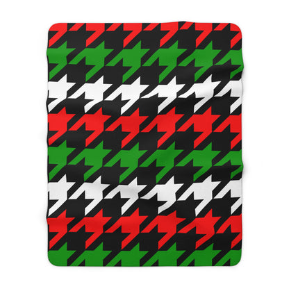 Sudan Retro Houndstooth Blanket Throw
