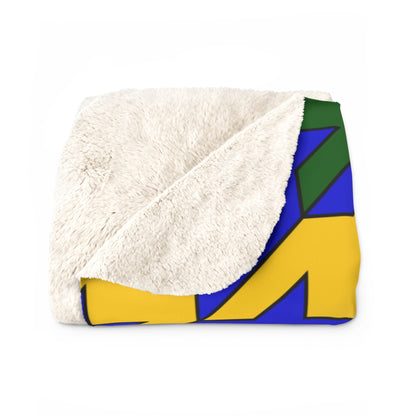 Solomon Islands Retro Houndstooth Blanket Throw