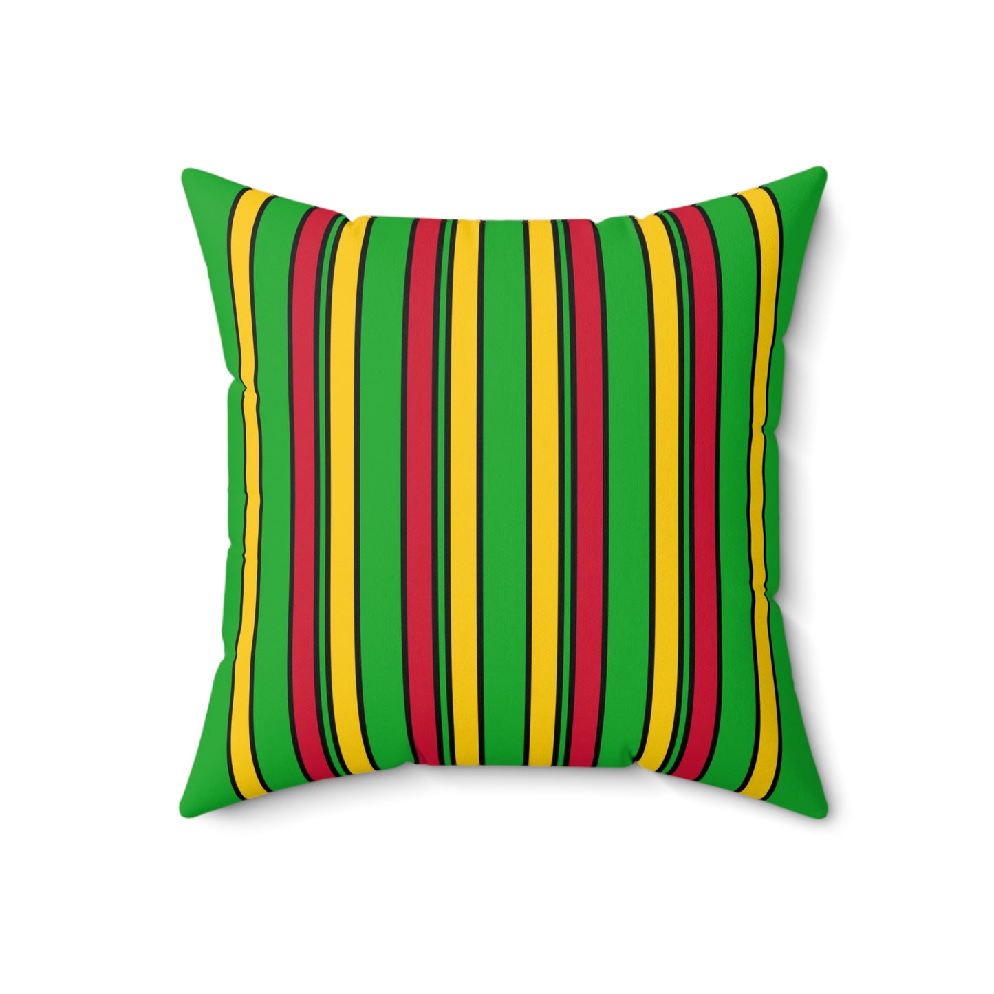 Sao Tome And Principe Retro Stripes Cushion Pillow