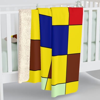 Ecuador Retro Check Blanket Throw