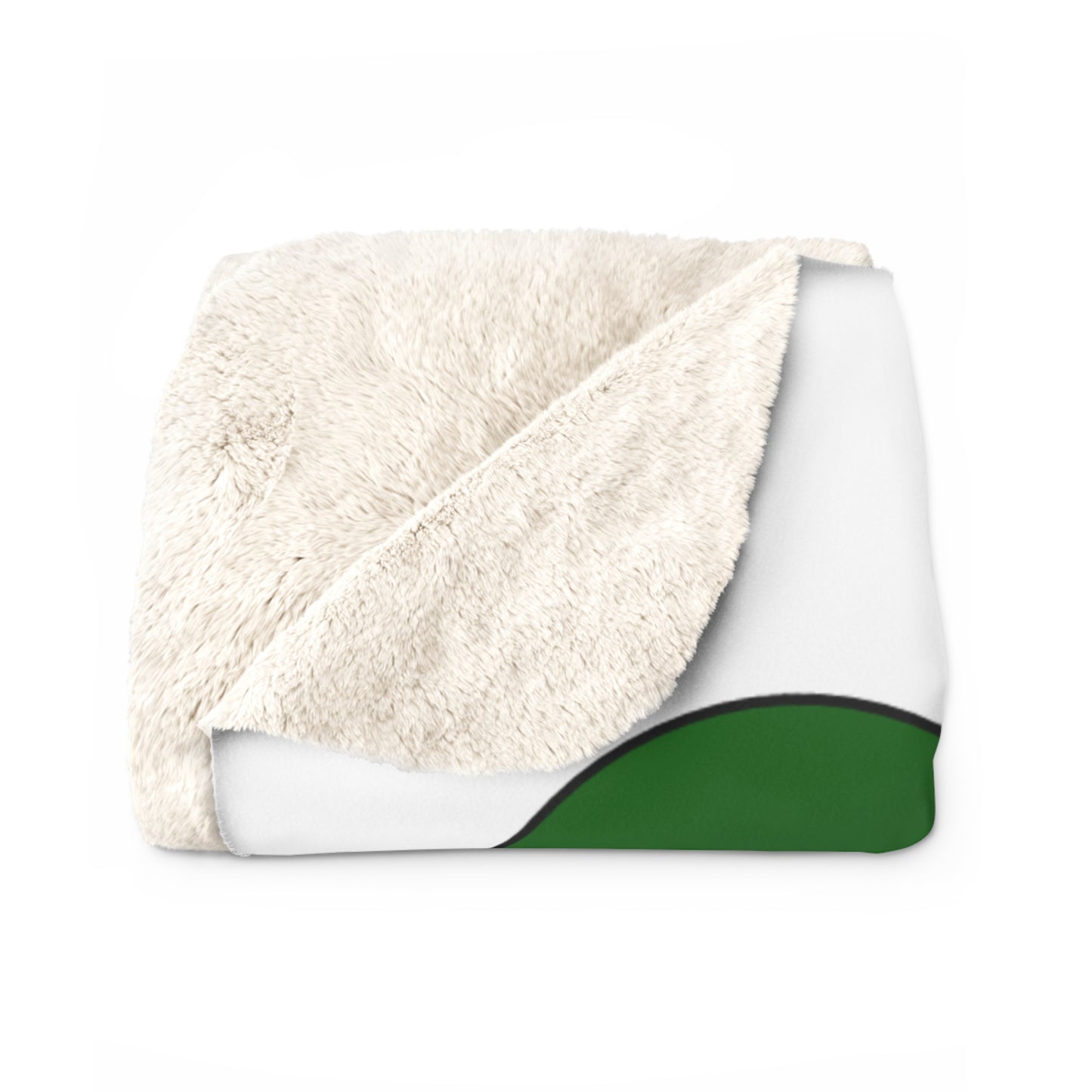 British Indian Ocean Territory Retro Polka Dots Blanket Throw
