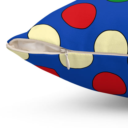 South Sudan Retro Polka Dots Cushion Pillow