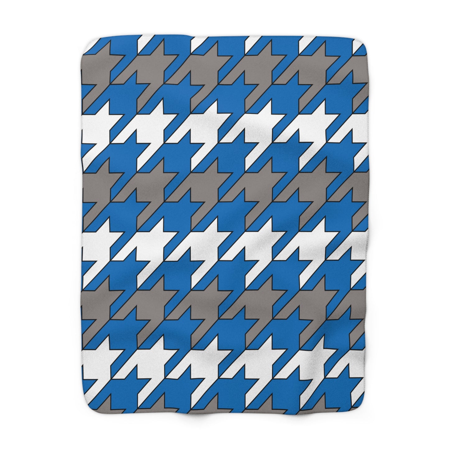 Northern Mariana Islands Retro Houndstooth Blanket Throw