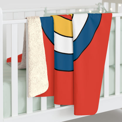 Kiribati Retro Target Blanket Throw