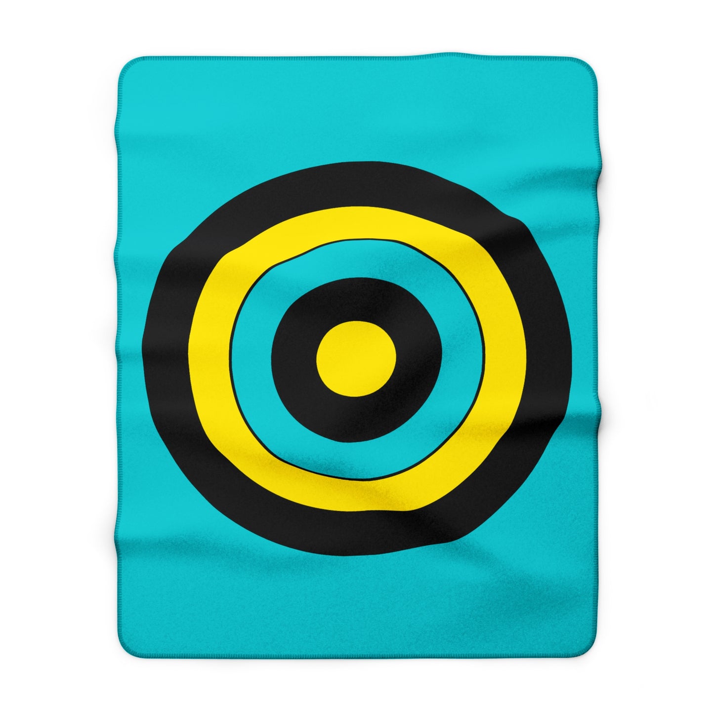 Bahamas Retro Target Blanket Throw