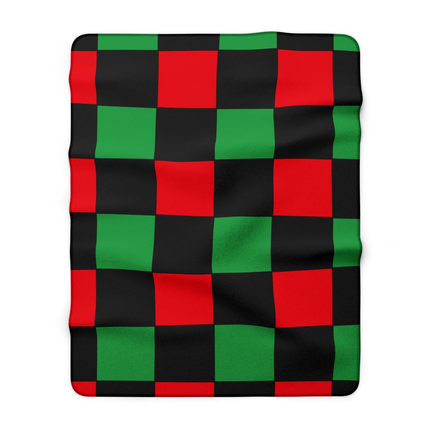 Libya Retro Check Blanket Throw