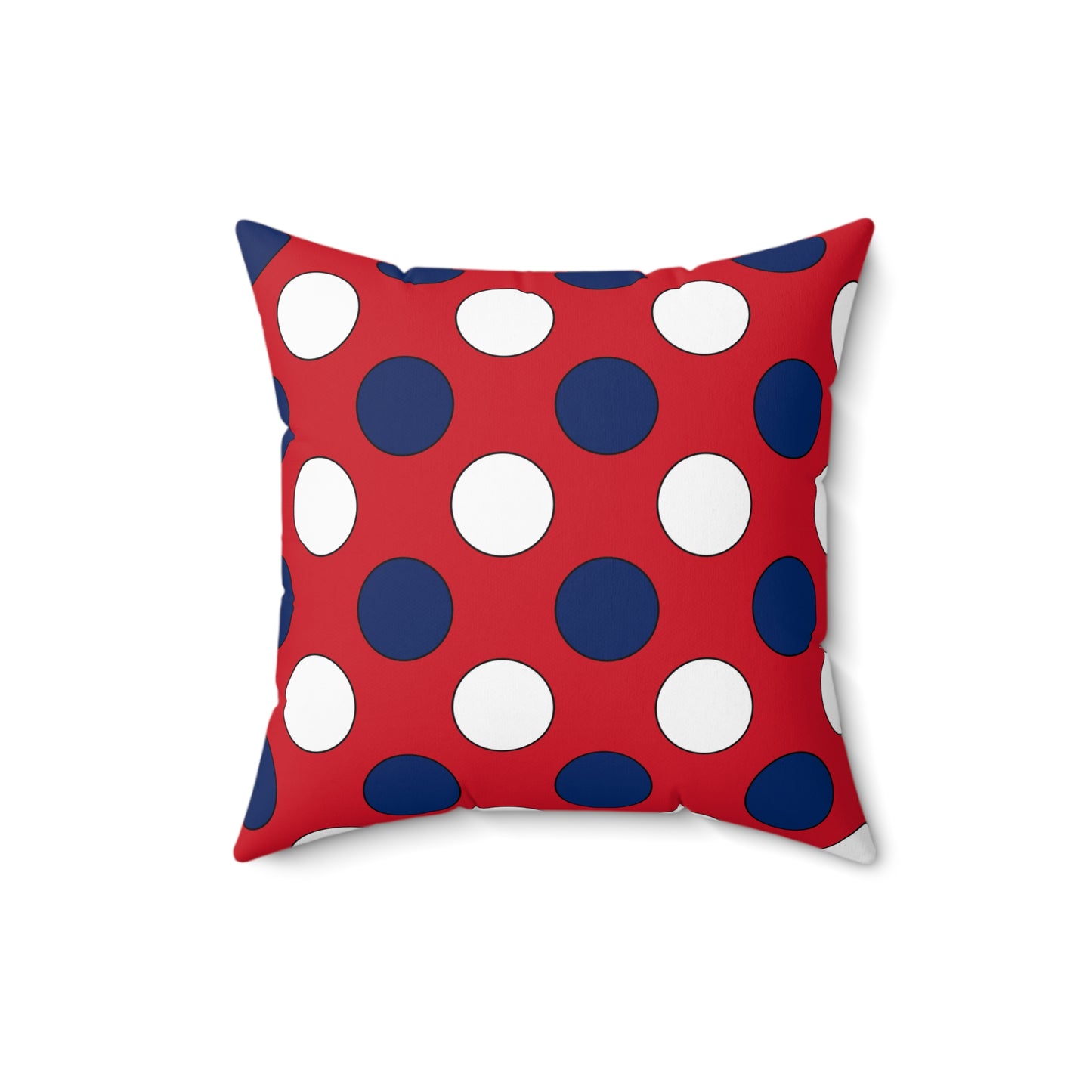Lao Peoples Democratic Republic Retro Polka Dots Cushion Pillow