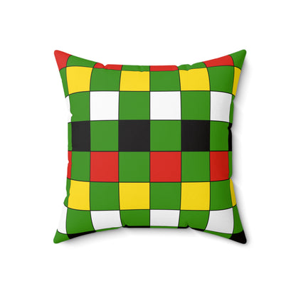 Guyana Retro Check Cushion Pillow
