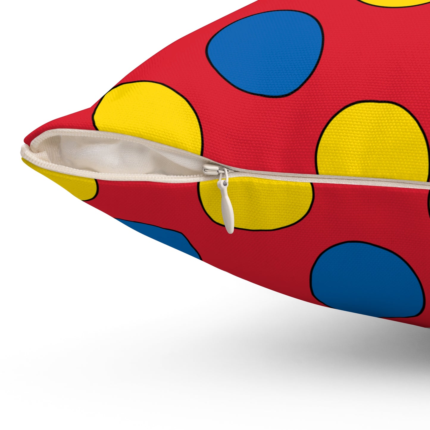 Mongolia Retro Polka Dots Cushion Pillow