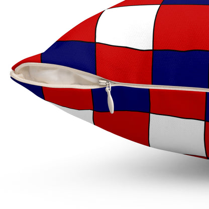 Malaysia Retro Check Cushion Pillow