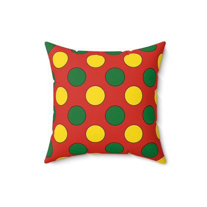 Bolivia Retro Polka Dots Cushion Pillow