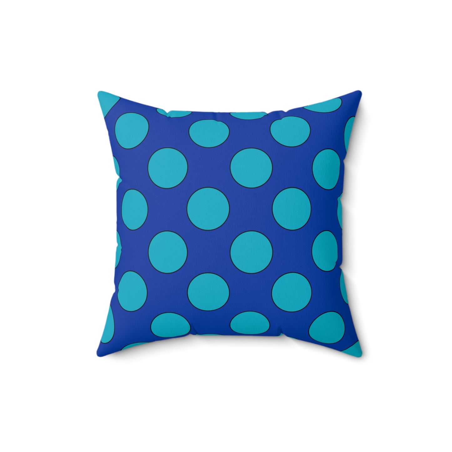 Pacific Islands Retro Polka Dots Cushion Pillow