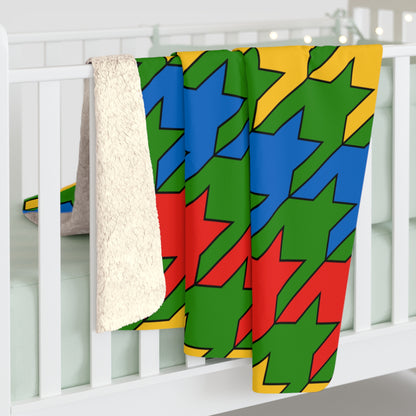 Ethiopia Retro Houndstooth Blanket Throw