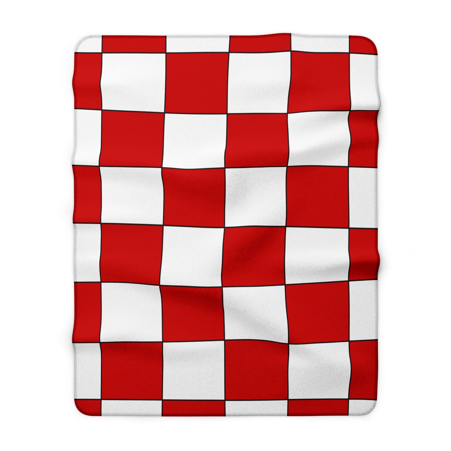 Northern Ireland Retro Check Blanket Throw