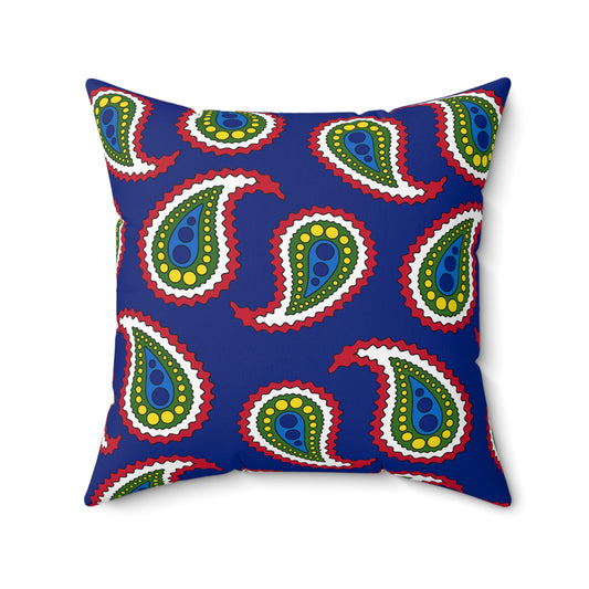 Pitcairn Retro Paisley Cushion Pillow
