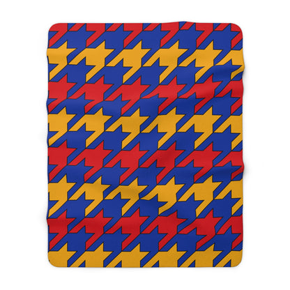 Armenia Retro Houndstooth Blanket Throw