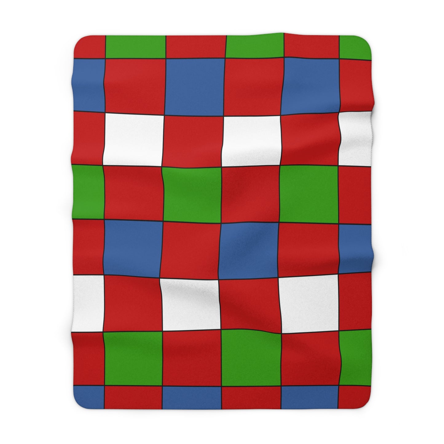 Namibia Retro Check Blanket Throw