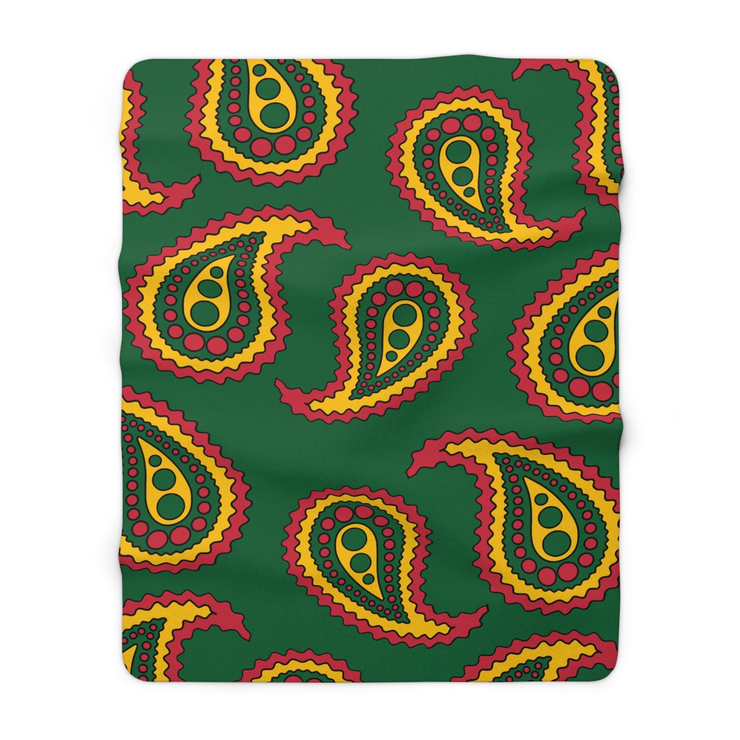 Mauritania Retro Paisley Blanket Throw