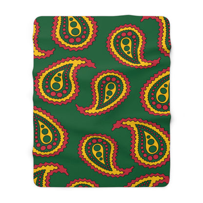 Mauritania Retro Paisley Blanket Throw