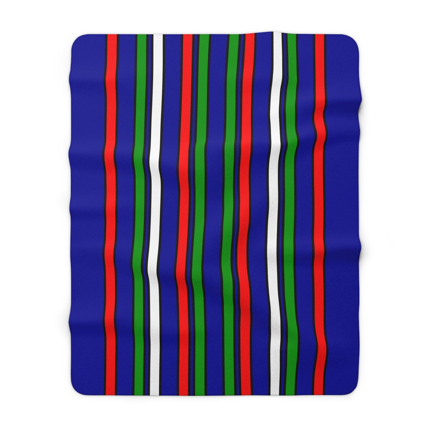 Gambia Retro Stripes Blanket Throw