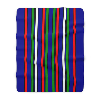 Gambia Retro Stripes Blanket Throw