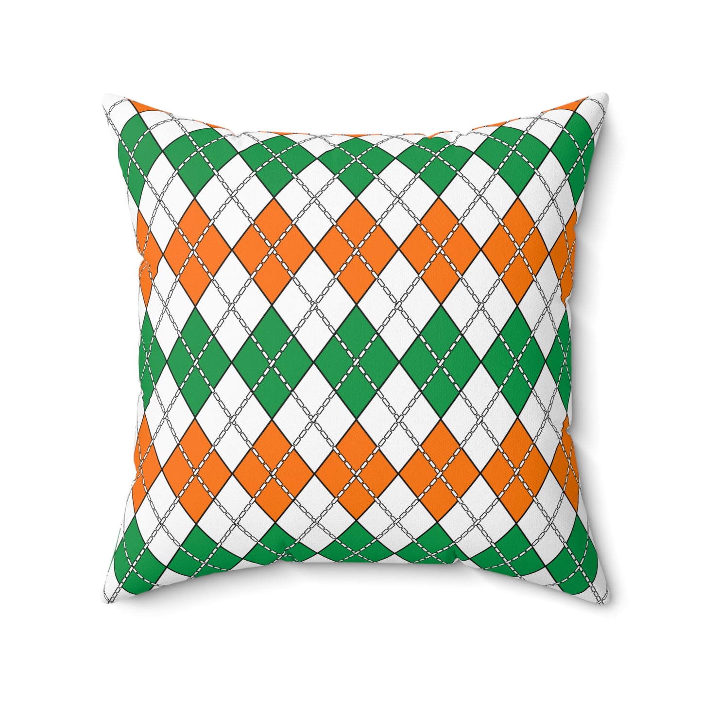 Ireland Retro Argyle Cushion Pillow