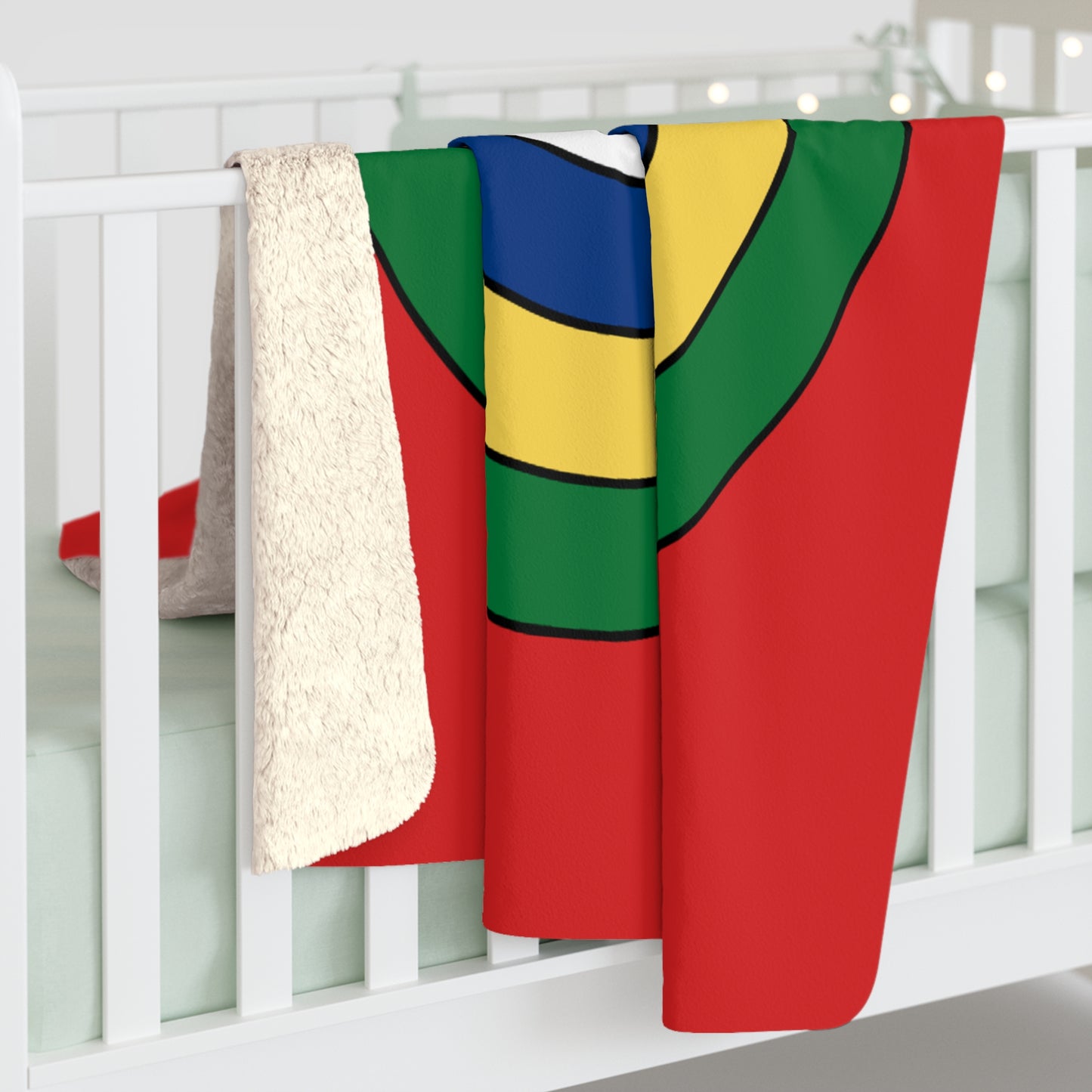 Seychelles Retro Target Blanket Throw